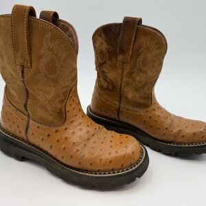 Ariat Brown Leather Cowboy Boots